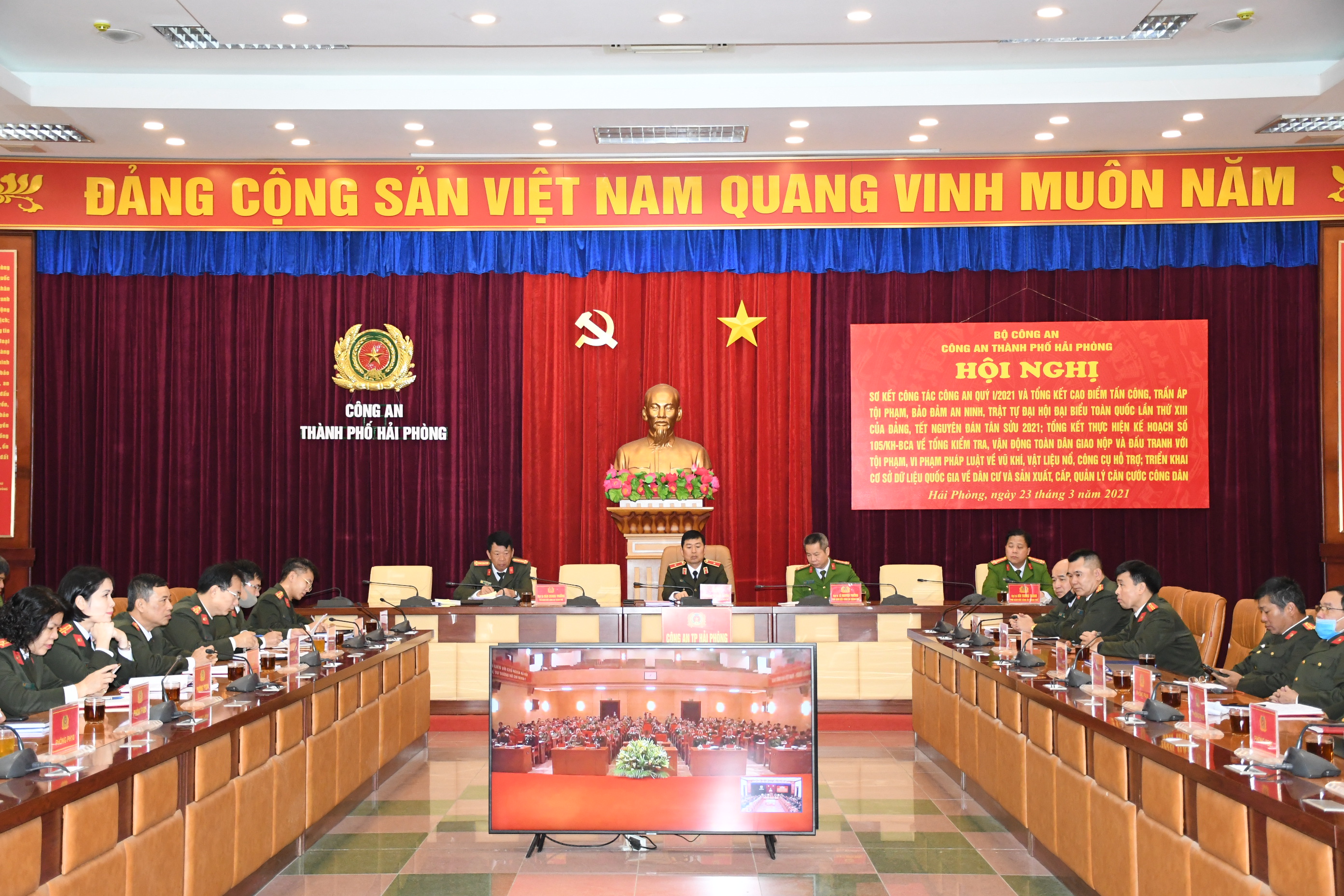 Bộ Công an sơ kết công tác công an quý I năm 2021